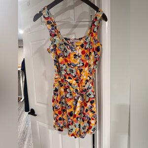 Vintage BCBGeneration Floral Multicolor Jumpsuit